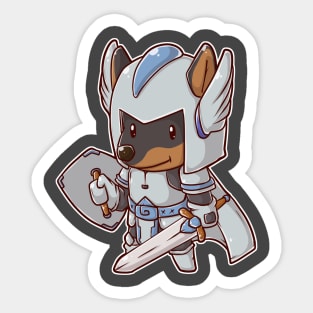 German Shephard Paladin Sticker